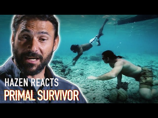 Catching a Reef Octopus | HAZEN REACTS | Primal Survivor