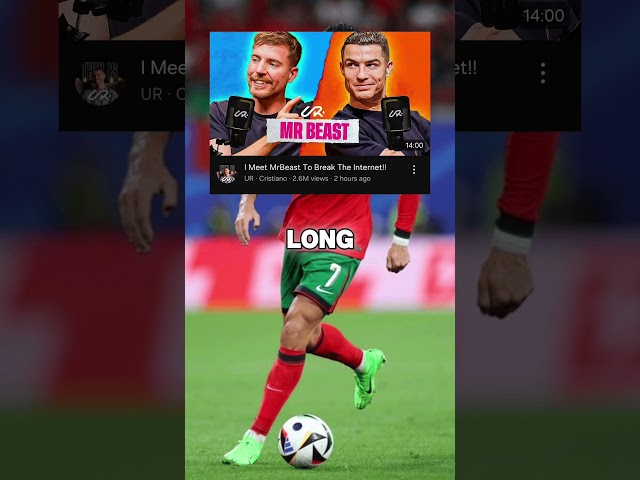 Ronaldo just COLLABED with MrBeast!