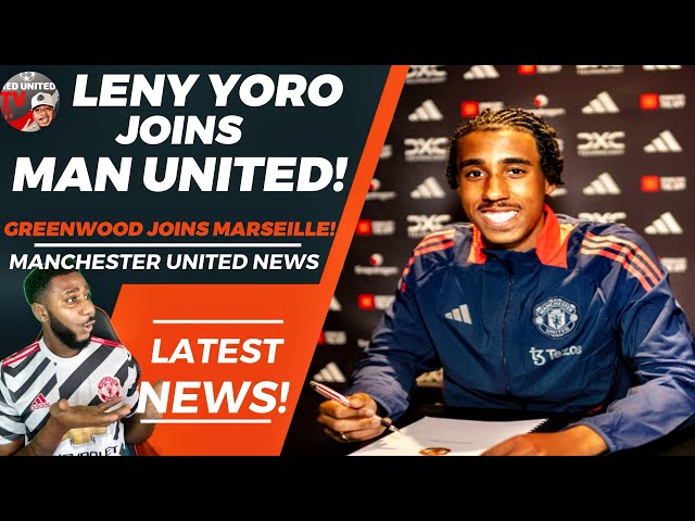 Latest News! Leny Yoro Joins Manchester United & Mason Greenwood Signs with Marseille! Ivorian Spice