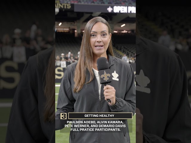 Erin Summers' Take 5 Training Camp Takeaways #saints #nfl #shorts