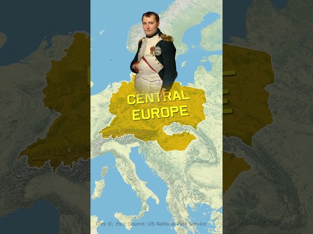 How Napoleon  Managed To Conquered Europe... 🇫🇷🔥 #shorts #france #napoleon  #maps #europe #history