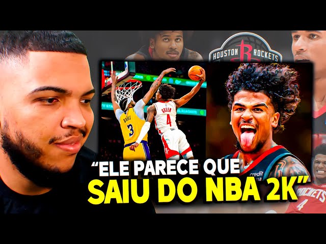 8 minutos de Jalen Green APAVORANDO na NBA - React do Jota