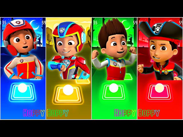 Team Ryder - Ryder 🆚 Ryder 🆚 Ryder 🆚 Ryder || PAW Patrol 🎶 Tiles Hop EDM Rush