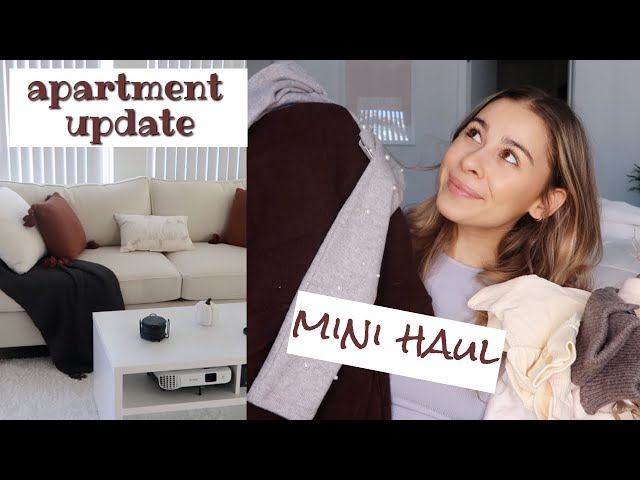 VLOG: Mini Fall Haul And Apartment Updates