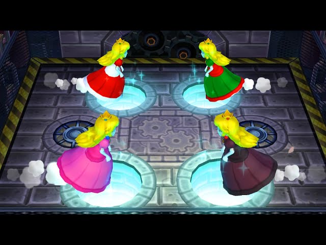 Mario Party 9 - Step it Up Peach Battle Minigames (Master Difficulty)