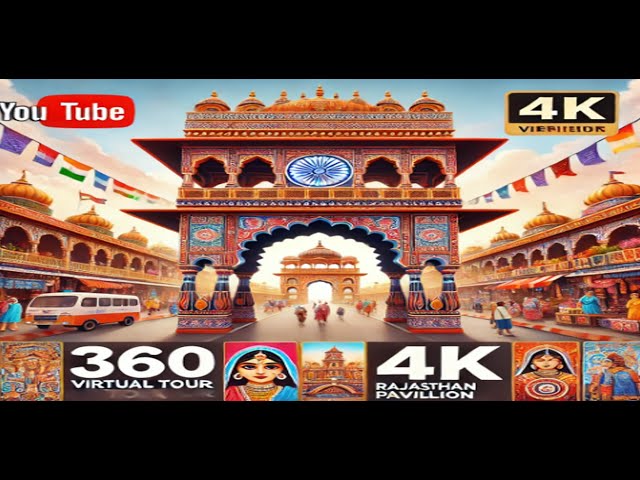 360 Virtual tour | Rajasthan Pavilion India International Trade Fair 2024 | 360 Videos in 4K