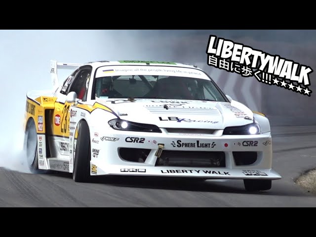 Liberty Walk 4-Rotor 26B Twin-Turbo S15 Silvia | Tetsuya Hibino Drift SHOW 日比野哲也 ドリフト