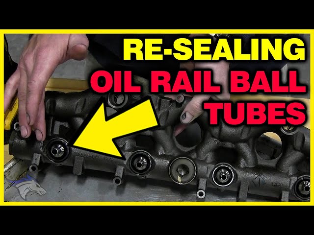 Re-Sealing Oil Rail Ball Tubes on a Ford 6.0L Powerstroke with a Bostech Ball Tube Seal Kit