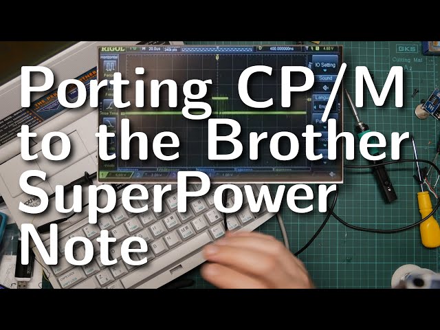 Porting CP/M to a Brother SuperPowerNote Z80 laptop thing