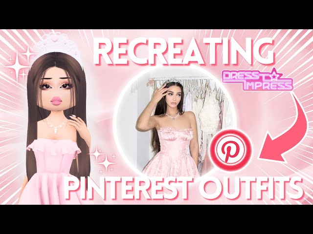 RECREATING PINTEREST OUTFITS IN DRESS TO IMPRESS ROBLOX