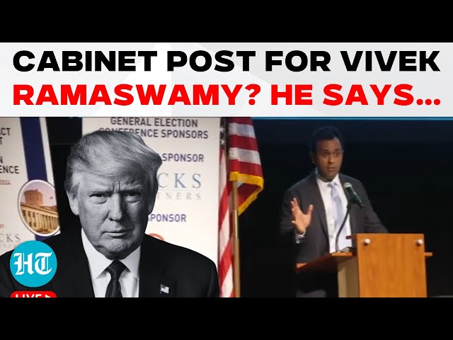 Trump Victory LIVE | Ramaswamy Reveals His Next Big Role Amid Rumors of Joining Trump’s 2024 Cabinet