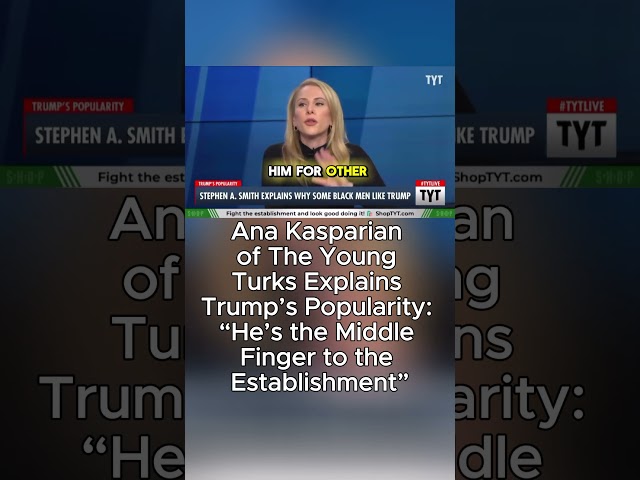 Ana Kasparian of The Young Turks Explains Trump’s Popularity: “He’s the Middle Finger to the...."