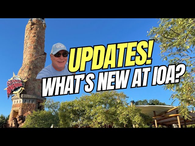 Updates! Islands of Adventure Developments Plus Christmas in the Parks