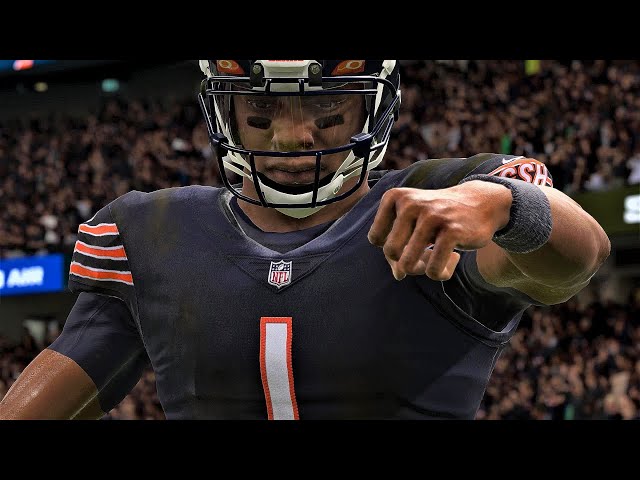 Madden 21 Justin Fields Bears vs Patrick Mahomes Chiefs Super Bowl 57 Blowout PS5 4k 60fps Game Play