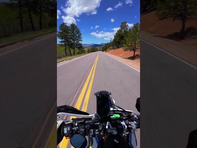 Husqvarna 701 Supermoto 🤙 | Colorado Mountain Roads = Bumpy Fun 2/4