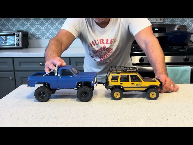 Fcx24m discovery.Unboxing and size comparison. #fcx24m#rccrawler #rclandrover