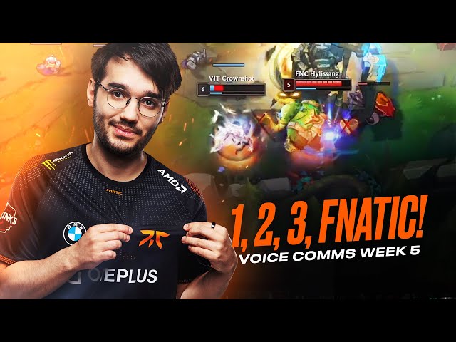 1, 2, 3, FNATIC! | Fnatic Voice Comms - LEC Spring (Week 5)