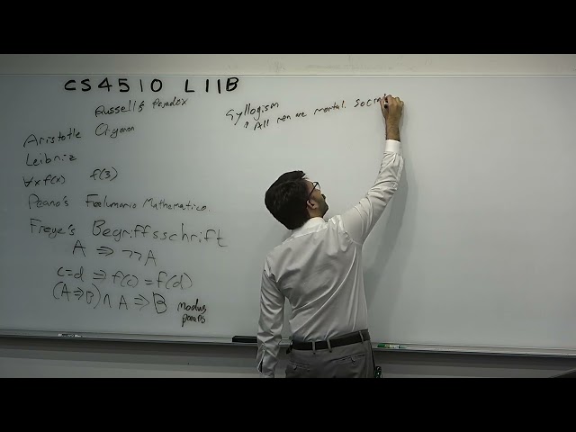 CS4510 L11B Russell's Paradox