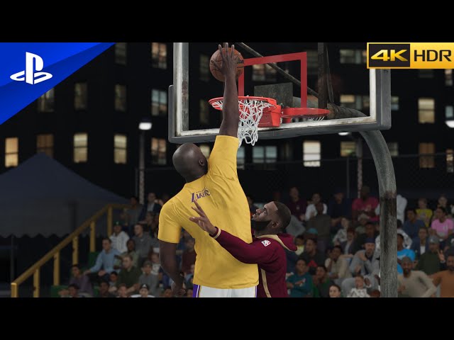 NBA 2K23 Shaquille O'neal vs Lebron James | PS5 4K  60FPS