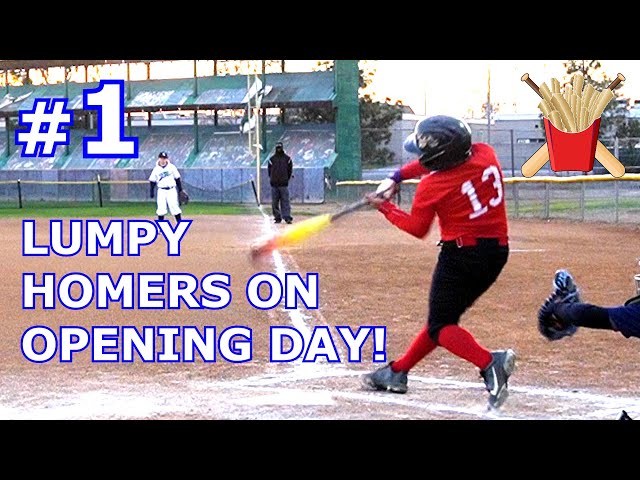 LUMPY HOMERS ON OPENING DAY! | Team Rally Fries (10U Spring Season) #1