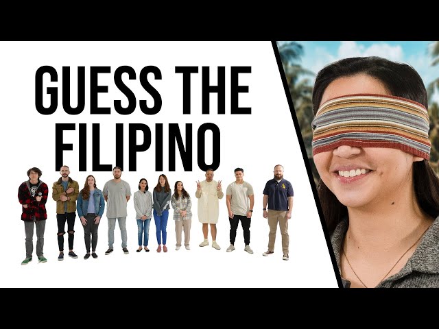 Guess the REAL Filipino!