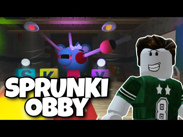 AKU BERUSAHA KABUR DARI TEMPATNYA SPRUNKI OBBY!!Roblox Indonesia