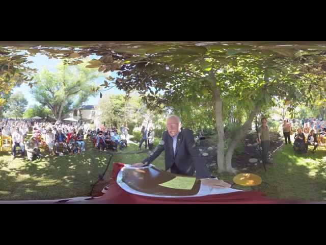 VR 360 Bernie Sanders 2016 Presidential Campaign