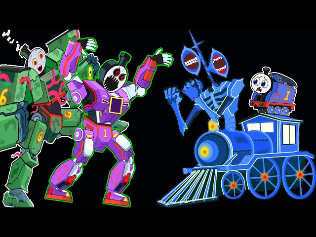 Epic Battle: Zombie Thomas vs Transformer Diesel Music Meme