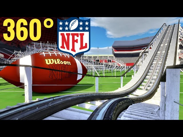 360° NFL VR American football rollercoaster super bowl POV 360 도 롤러코스터 ジェットコースター