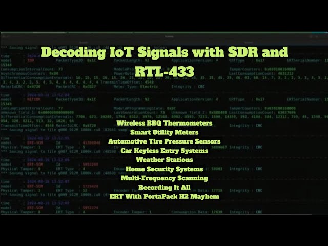 Decoding IoT Signals with Software-Defined Radio and RTL-433