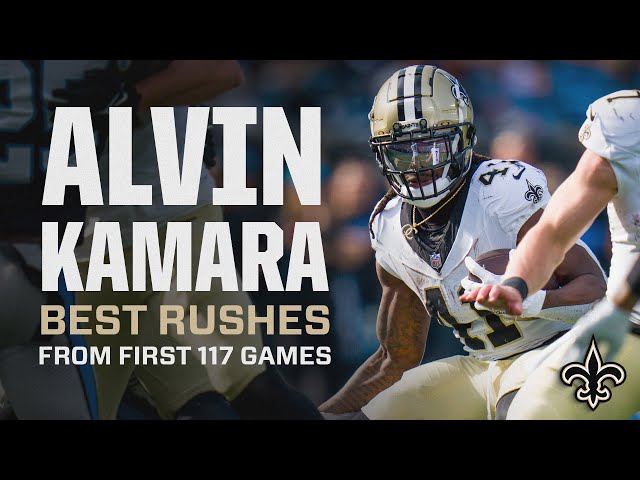 Highlights: Alvin Kamara's Best Rushes Over 117 Games