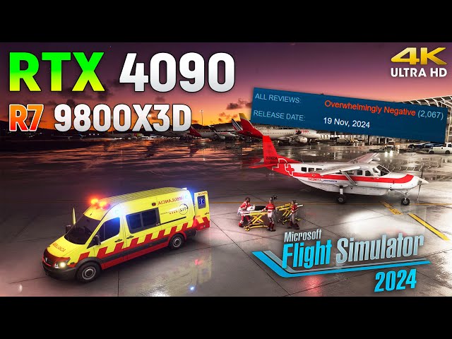 Microsoft Flight Simulator 2024 : RTX 4090 24GB - Worst Game of the Year...