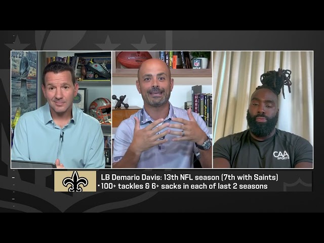 Demario Davis is set for his 100th start with the #Saints, and he joined The Insiders!