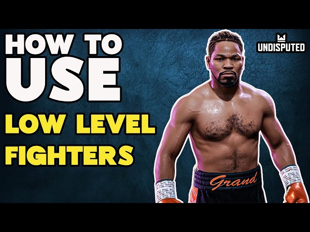 HOW TO USE LOW LEVEL FIGHTERS (UNDISPUTED BOXING GAME)