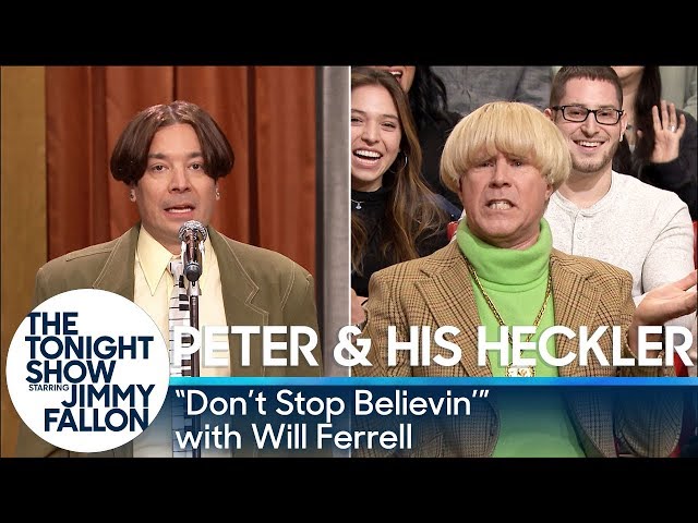 Peter and His Heckler - "Don't Stop Believin'" (with Will Ferrell)