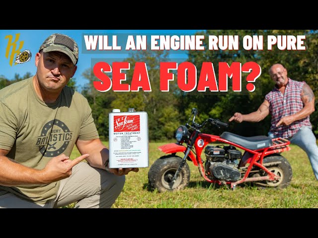 Will An Engine Run On Pure Sea Foam ?