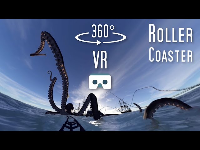 360 VR Roller Coaster: Virtual Reality scary 360 video for Cardboard & Samsung Gear VR Box