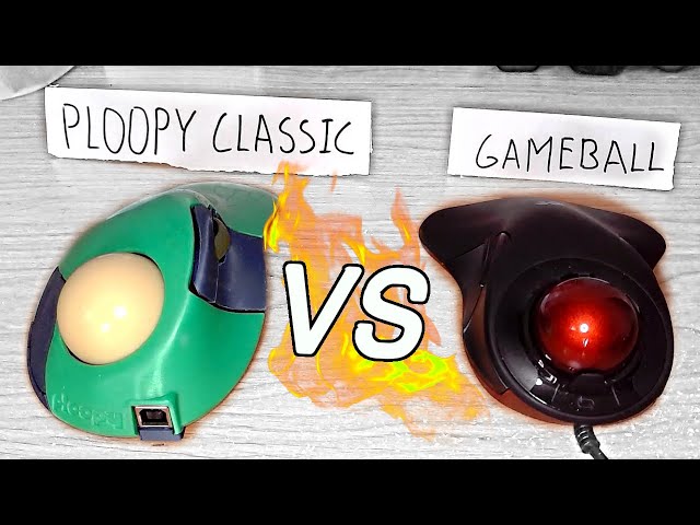 Ploopy Classic Vs Gameball, Trackball Comparison