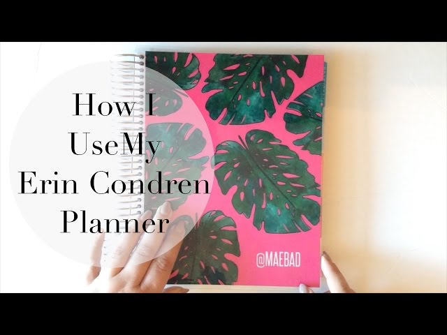 How I Use My Erin Condren Planner for Organization