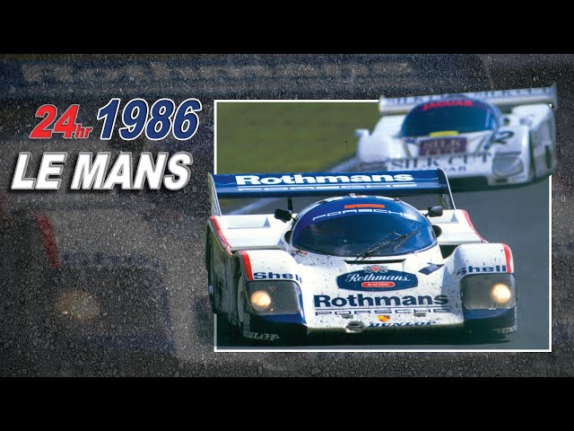 1986 Le Mans 24 Hour Race | Opening Lap with Vern Schuppan | Porsche 962C