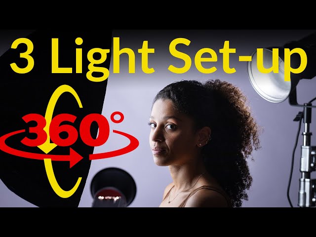 Studio Portrait Lighting - 360 Virtual Interactive Tutorial