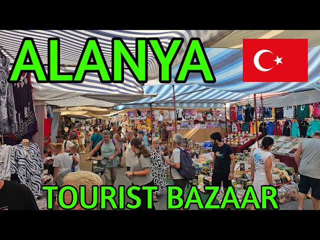 Alanya Tourist Bazaar 10.10.2024 | 4K 60fps HDR real audio