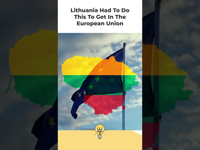 Lithuania Had To Do THIS To Become An EU Member