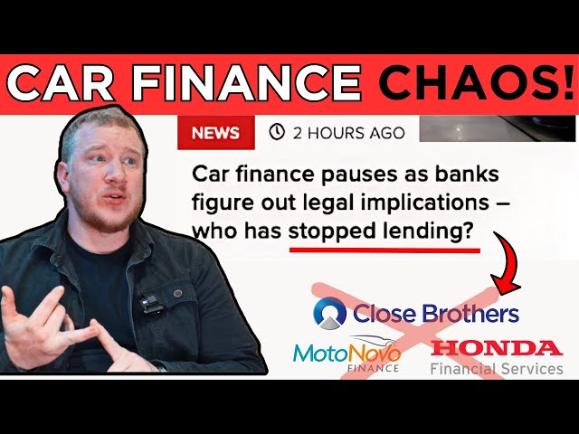 UK CAR FINANCE IS IN BIG TROUBLE!