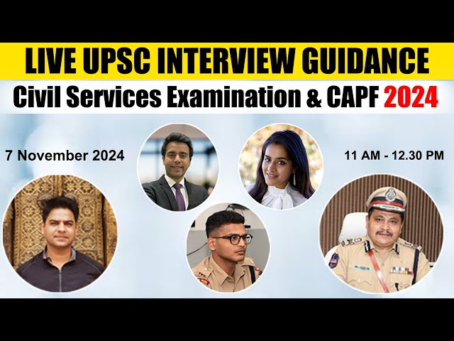 How to Prepare For UPSC - Explained by Officers Live | CSE | CAPF 2024