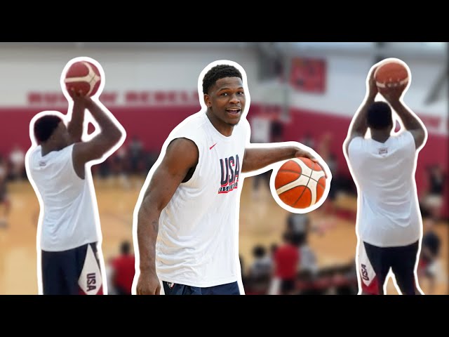 Anthony Edwards FULL Workout 1000+ Shots At Team USA Training Camp