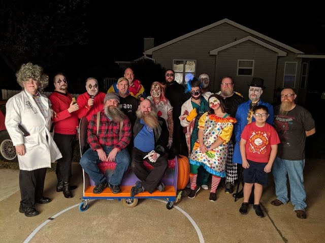 Halloween 2019 360 video Homemade dark ride