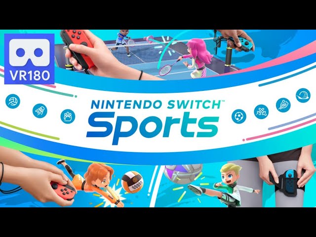 5K 180 VR Nintendo Switch Sports play Bowling & Chambara