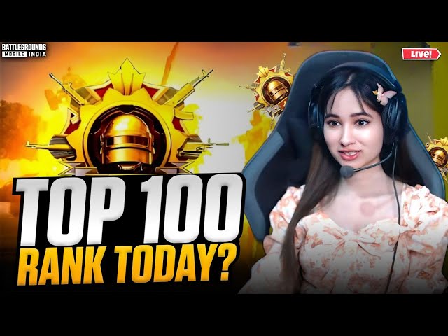 CONQUEROR TOP 100 LIVE😱EVERY MATCH CHICKEN😱💥BGMI LIVE |#bgmilive #girlgamer #pubgmobile