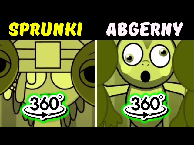 360VR Incredibox 😊 Mustard Mania! Sprunki & Abgerny Clash in Epic VR!